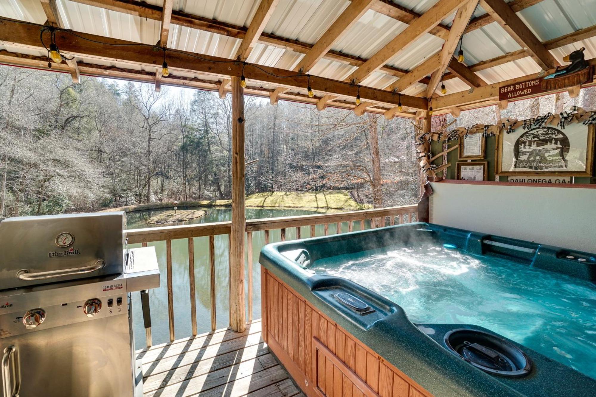 Secluded Family Retreat In Dahlonega With Hot Tub! Villa Luaran gambar